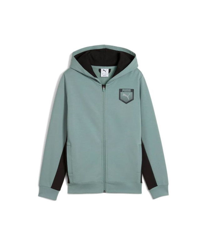 Chaqueta Puma Active Sports Graphi,Green Moon Infantil