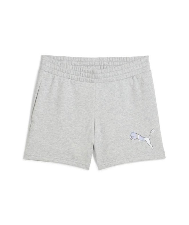 Calça Puma Essentials Logo LabLight Gray Heat Mulher