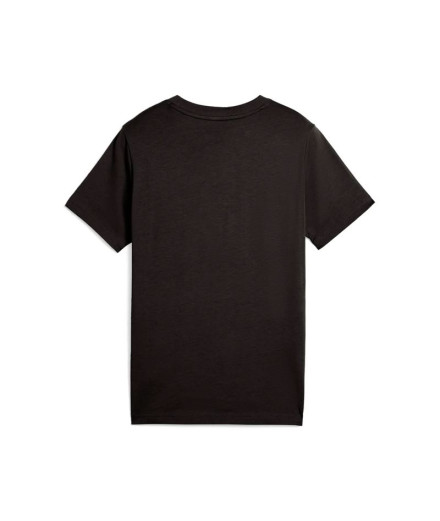 Camiseta Puma Essentials Logo Lab Hog Black Infantil 2