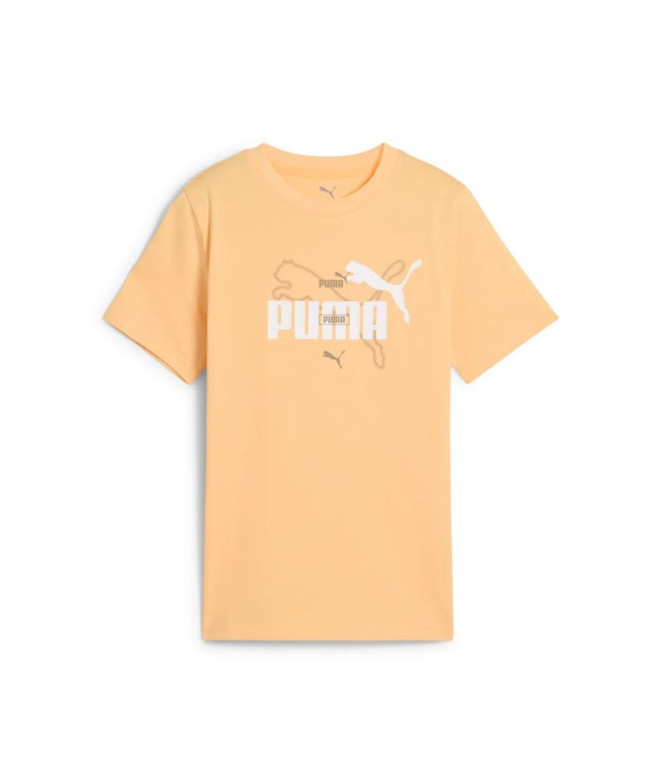 T-shirt Puma Essentials Logo Lab Été, Almost Aprico Enfant