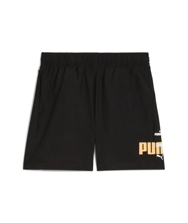 Calça Puma Essentials Logo Lab Verão, Preto Infantil