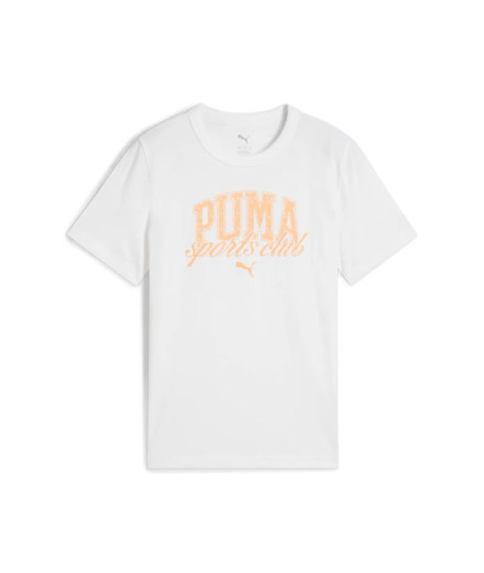 Camiseta Puma Class Graphic T, Branco Infantil