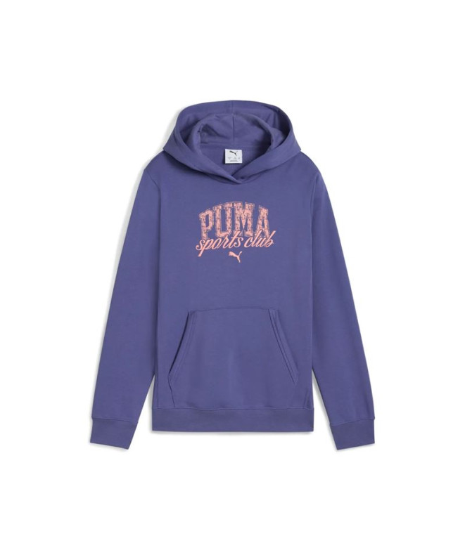 Sweat Puma Class Tr, Bleu Cristal, Fille
