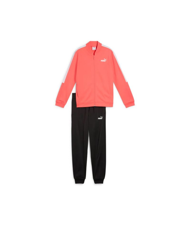 Chándal Puma Poly Baseball Suit G,Peach Frost, Niña