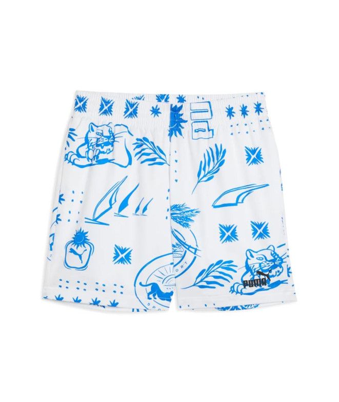 Calça Puma Palm Resort Aop White Homem