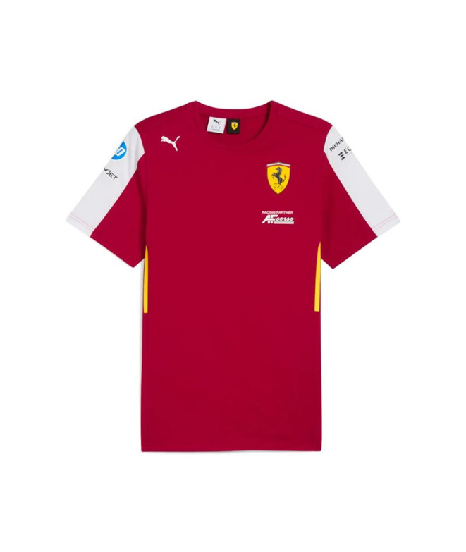 T-shirt Puma Ferrari Lmh Replica, Cerise Foncée, Homme