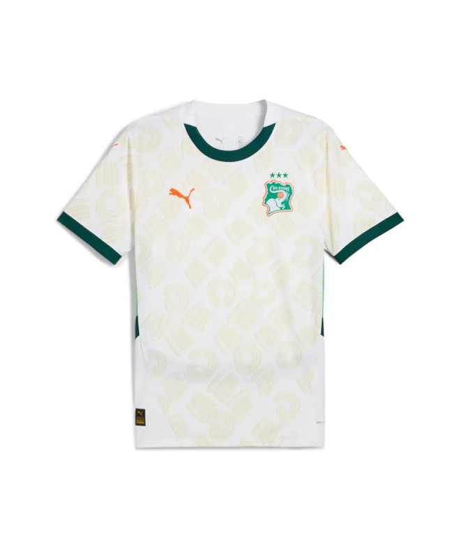 T-shirt de Football Puma Fif Away Replica Blanc-Vert Foncé Homme
