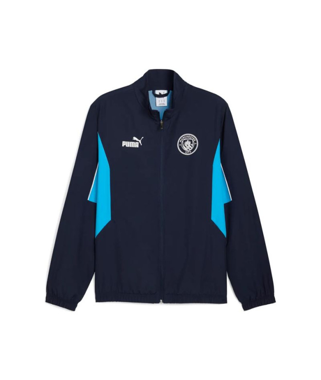 Casaco de Futebol Puma Manchester City Ftblarchive Homem Azul Marino