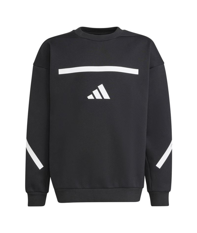 Moletom adidas Zne.Sweat Infantil Preto/Branco