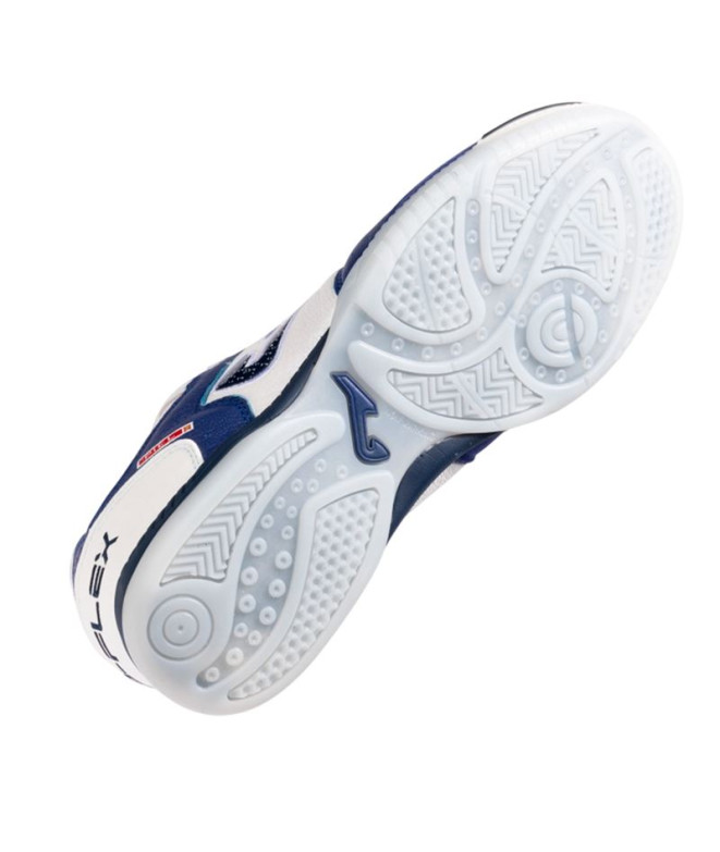 Chaussures de futsal Joma Haut Flex 2534 Blanc...