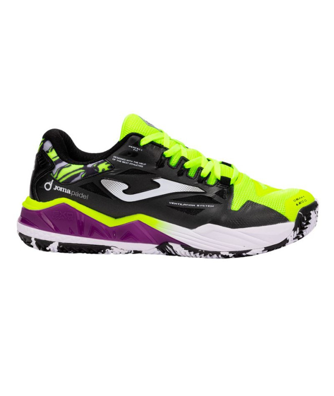 Zapatillas de Pádel Spin 2509 Amarillo Flúor Hombre