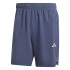 Pantalon de Fitness Gym+ 3 Bandas Woven Short Homme Bleu