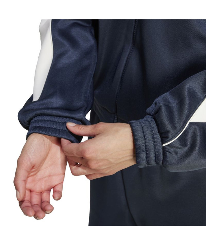 Moletom adidas Stadium Tt Mulher Azul Marinho