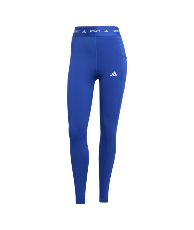 Mallas de Fitness adidas Tech Fit Stash 1/1 L Mujer Azul
