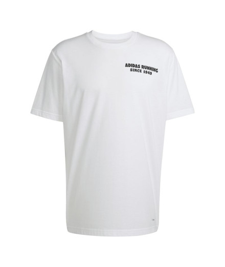 Camiseta de Running adidas Taco Homem Branco