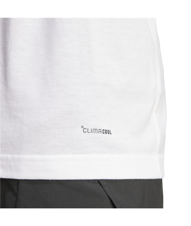 Camiseta de Running adidas Taco Homem Branco