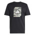 Camiseta adidas Camo Box Homem Preto