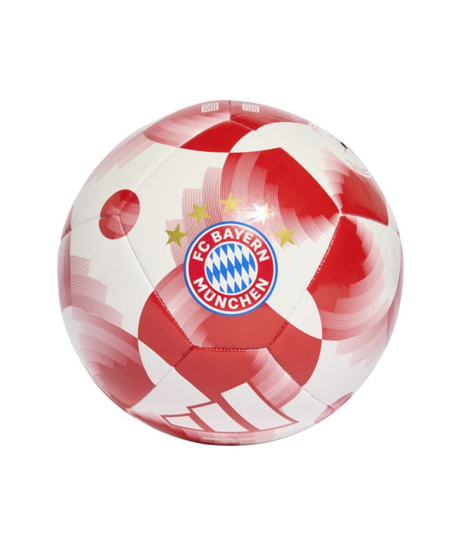 Balón de Fútbol adidas Bayern Clb Home Blanco/Rojo