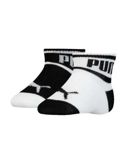 Calcetines Puma Baby Wording Infantil Negro/Blanco