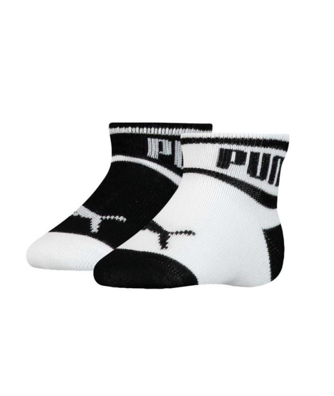 Calcetines Puma Baby Wording Infantil Negro/Blanco