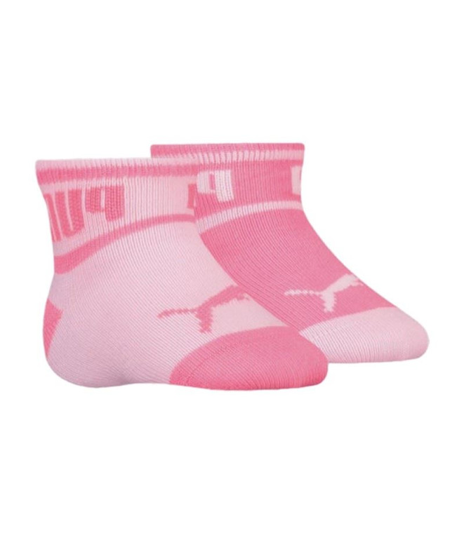 Meias Puma Baby Wording Infantil Rosa
