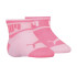 Meias Puma Baby Wording Infantil Rosa
