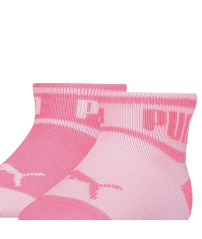 Meias Puma Baby Wording Infantil Rosa