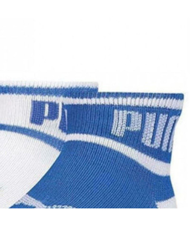 Meias Puma Baby Wording Infantil Branco/Azul