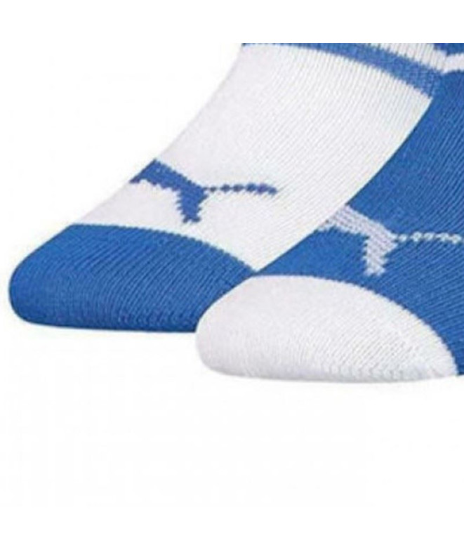 Meias Puma Baby Wording Infantil Branco/Azul