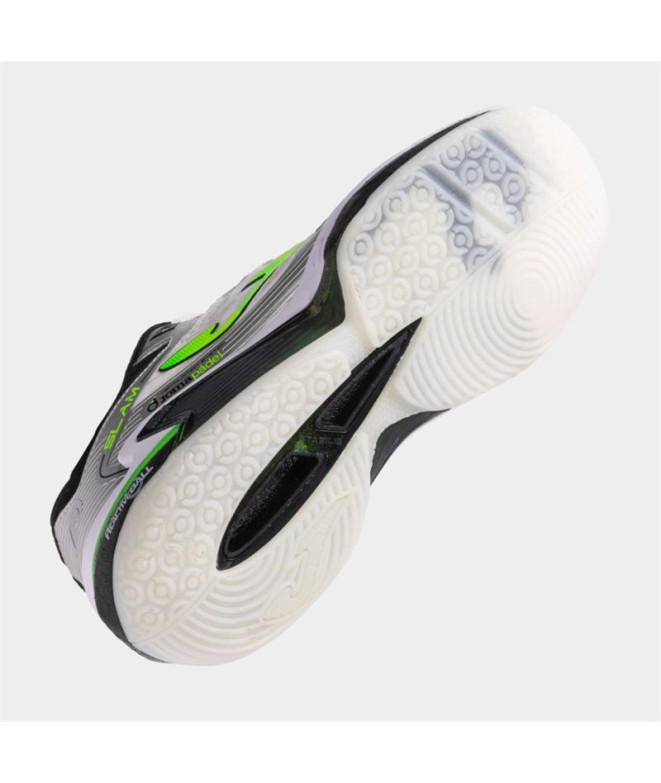 Chaussures de pádel Joma Slam 2512 Blanc Noir...
