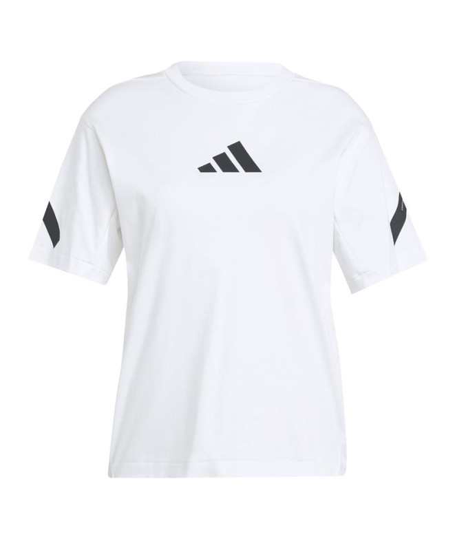 T-shirt adidas Z.N.E. Femme Blanc