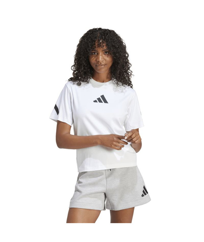 Camiseta adidas Z.N.E. Mulher Branco