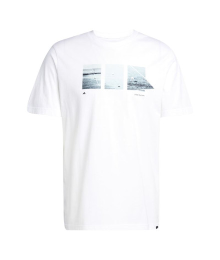 Camiseta adidas Lens Tennis Homem Branco