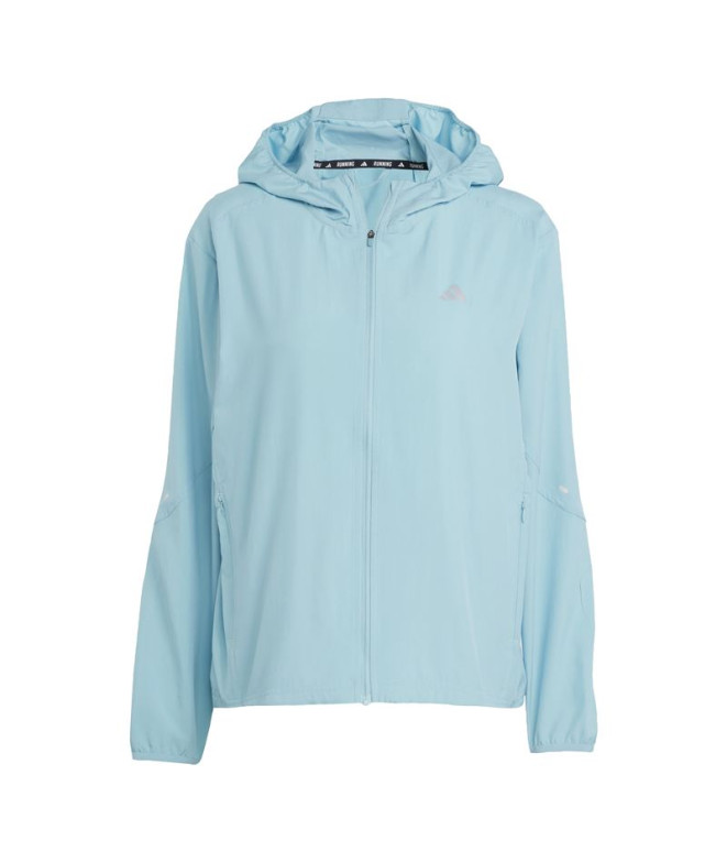 Cortavientos de Running adidas Run It Jacket Mujer Azul