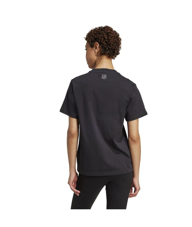 T-shirt adidas Animal Femme Noir