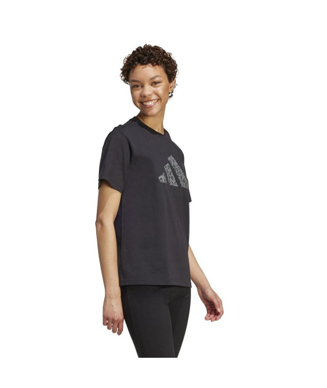 T-shirt adidas Animal Femme Noir