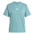 Camiseta adidas 3 Bandas Sj Mulher Azul/ Branco