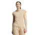 Camiseta adidas Linear Sj Mujer Beige/ Blanco