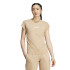 Camiseta adidas Linear Sj Mujer Beige/ Blanco