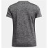 Camiseta de Fitness Under Armour Tech Ssc- Twist Mulher Cinza
