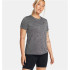 Camiseta de Fitness Under Armour Tech Ssc- Twist Mulher Cinza