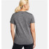 Camiseta de Fitness Under Armour Tech Ssc- Twist Mulher Cinza