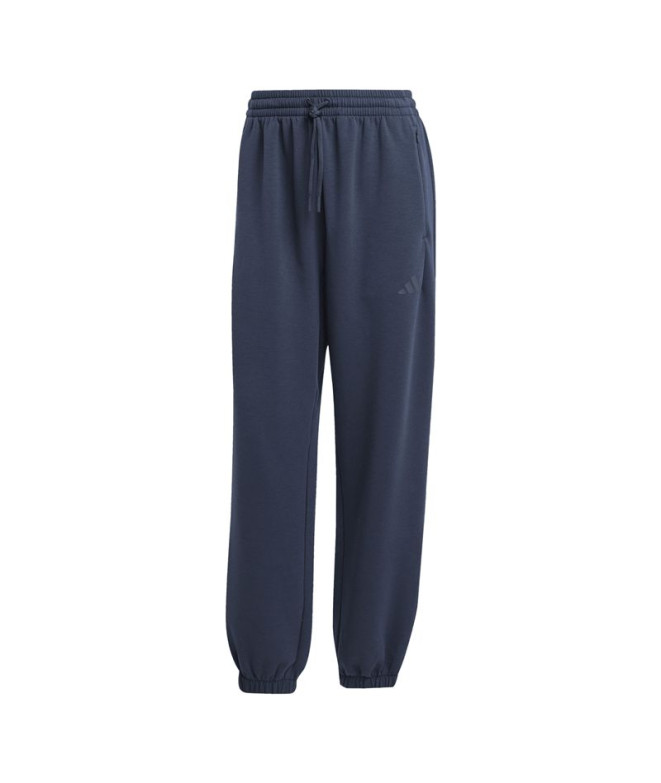 Pantalon de Fitness adidas D4T Knit Femme Bleu Marine