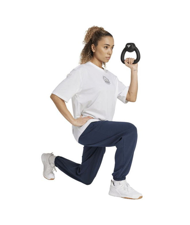 Pantalón de Fitness adidas D4T Knit Mujer Azul...