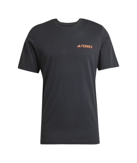 Camiseta de Montanha adidas Tx Mountain Tee Homem Preto