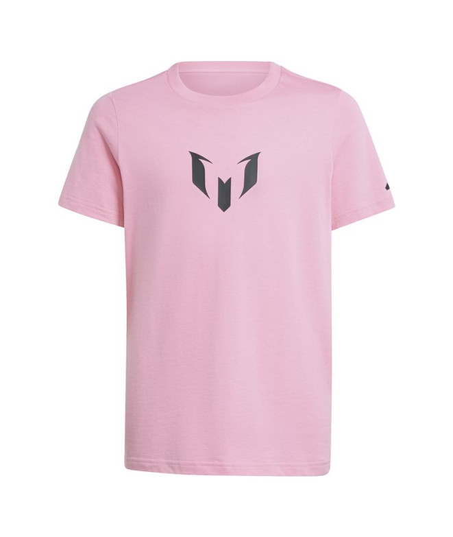 Camiseta de Fútbol adidas Messi N&N Niño Rosa