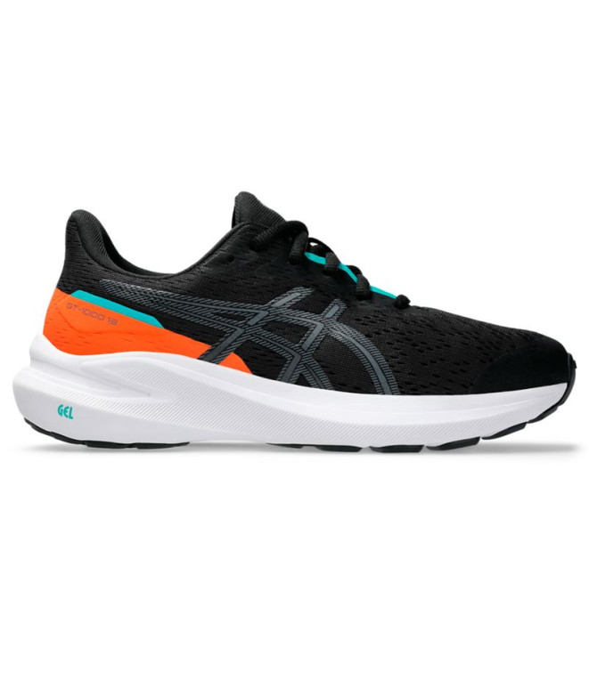 Zapatillas de Running ASICS Gt-1000 13 Gs Infantil Negro/Carbon
