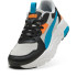 Sapatilhas Puma Trinity Lite Infantil Cool Light Cinza/Tropical Azul/Preto
