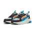 Sapatilhas Puma Trinity Lite Infantil Cool Light Cinza/Tropical Azul/Preto