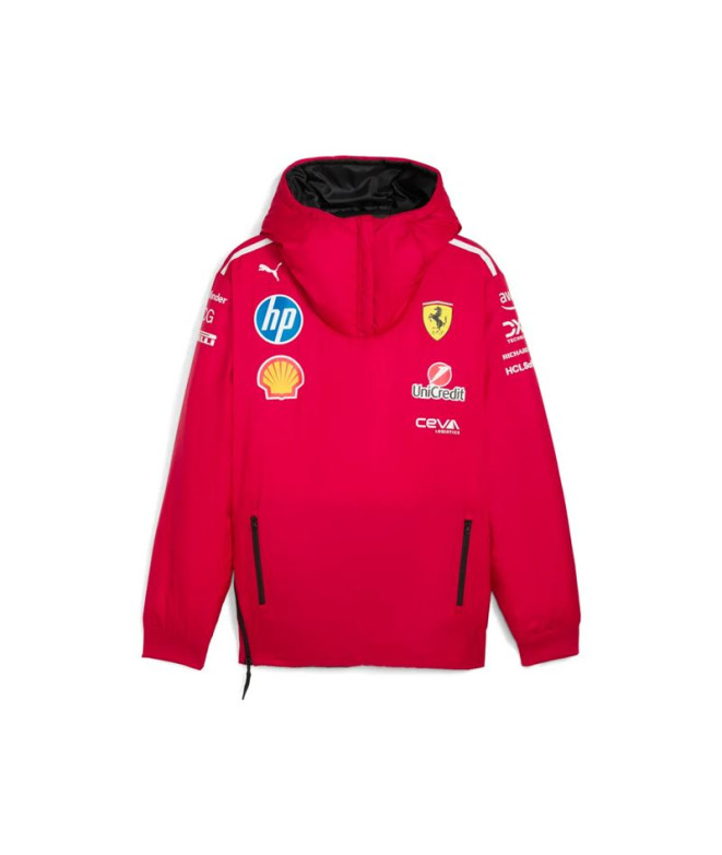 Veste Puma Sf Team Réversible Homme Cerise Foncée